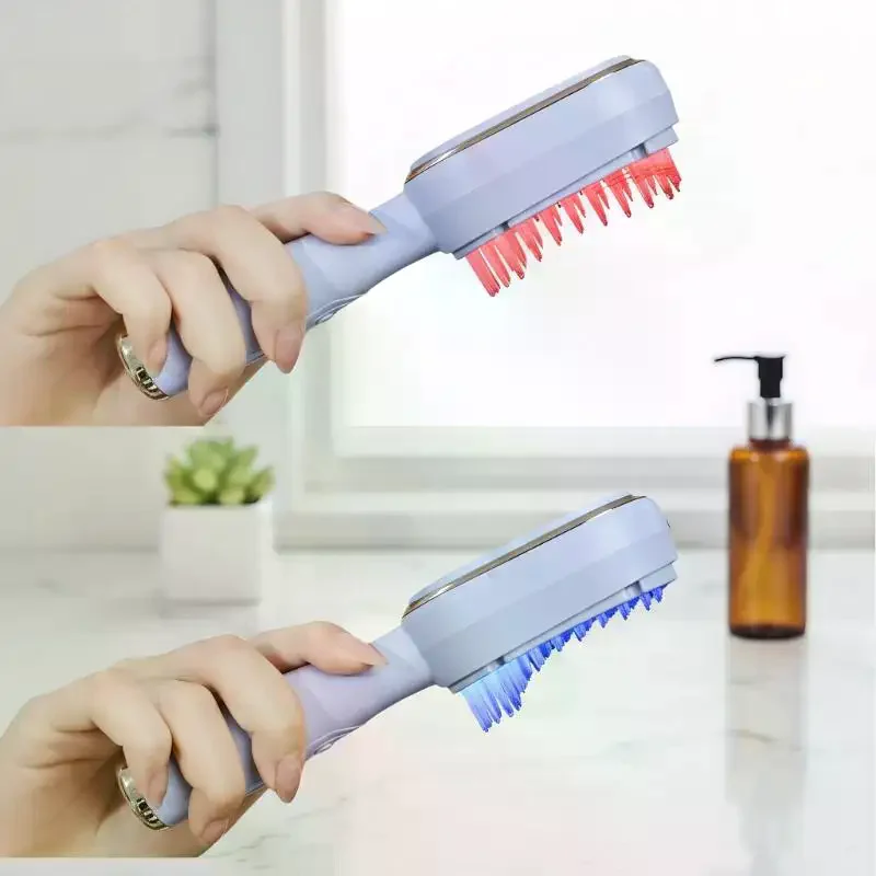 

Электрическая массажная расческа, интеллектуальный вибрационный нагревательный массажер для головы, расслабляющая расческа для массажа головы в помещении и на открытом воздухе