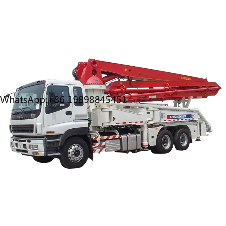 

SANQ SQBC37- 30-120 Truck-mounted Concrete Pump on Sale;37m Boom Length of Concrete Boom Truck