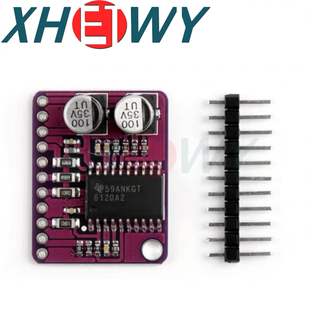 เครื่องขยายเสียงหูฟังสเตอริโอ TPA6120บอร์ดเครื่องขยายเสียงหูฟัง Hi-Fi MCU-612 128dB ชิ้นส่วนอิเล็กทรอนิกส์ที่มีความเที่ยงตรงสูง