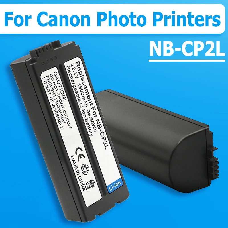 1800mAh NB-CP2LH NB-CP2L Rechargeable Batteries and Charger for Canon SELPHY NB-CP1L,CG-CP200 CP1500 CP1300 CP900 CP800 view 5