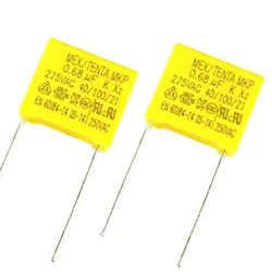 안전 커패시터 MKP X2 275V AC 0.01 0.022 0.033 0.047 0.068 0.1 0.15 0.22 0.33 0.47 0.68 1UF 1.5 2.2 UF