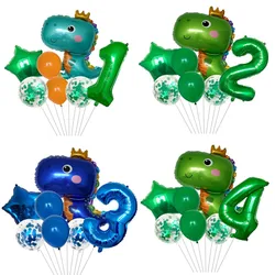 Large Dinosaur Birthday Decoration Foil Balloons Baby Boy dinosaur balloon Birthday's baloon Jungle Party Decorations Kid Globos
