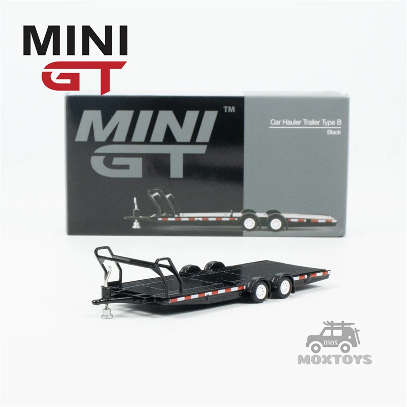 

Мини GT 1:64 Автомобильный Буксировочный ПРИЦЕП Тип B черный