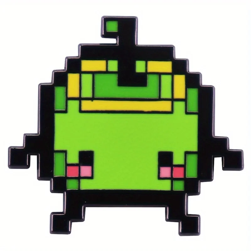 Cute Junimo Enamel Pin Game Stardew Valley Character Inspiration Badge Gamer Gift Jewelry Collections