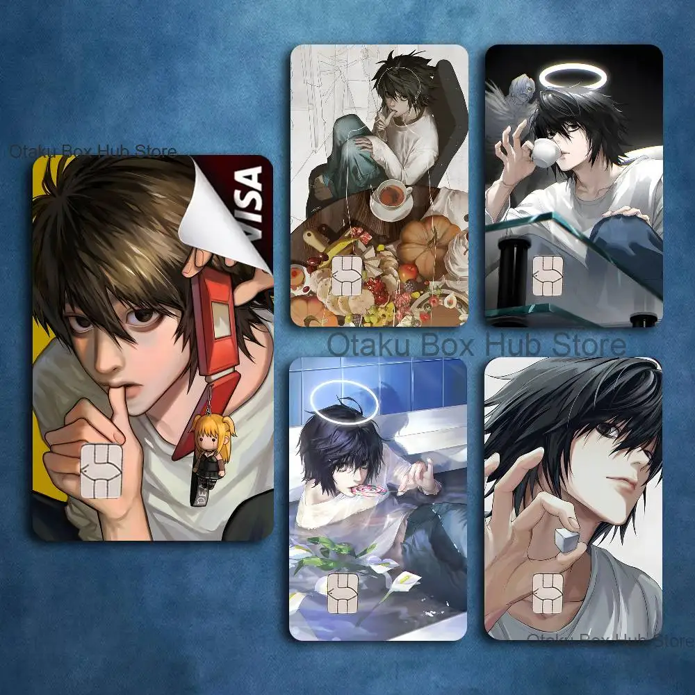 

Anime L·LawlietS Card Stickers Credit Visa Debit Bank Charge Card Bus Metro Waterproof Sticker Decal Decoration