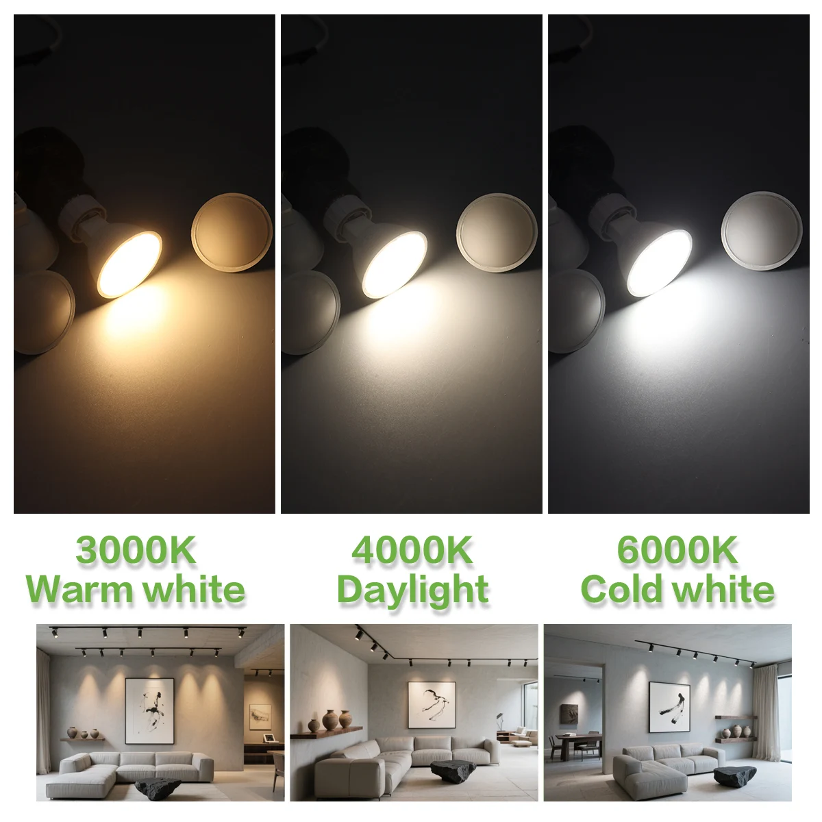 1-10 قطعة Led 12 فولت MR16 بقعة مصابيح كهربائية التيار المتناوب تيار مستمر 12-24 فولت 120 فول زاوية 80 + CRI 3 واط 5 واط 6 واط 7 واط 8 واط 100LM/ث لا وميض استبدال مصباح هالوجين #4