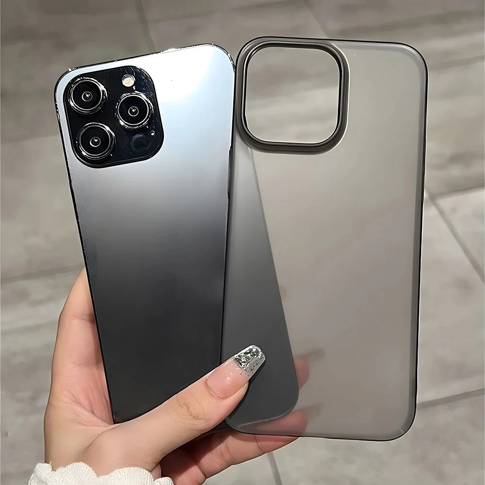 Matte Soft Phone Case for iPhone 16 15 14 Plus 13 12 11 Pro Max Transparent Rubber Gel Shockproof Cover image 3
