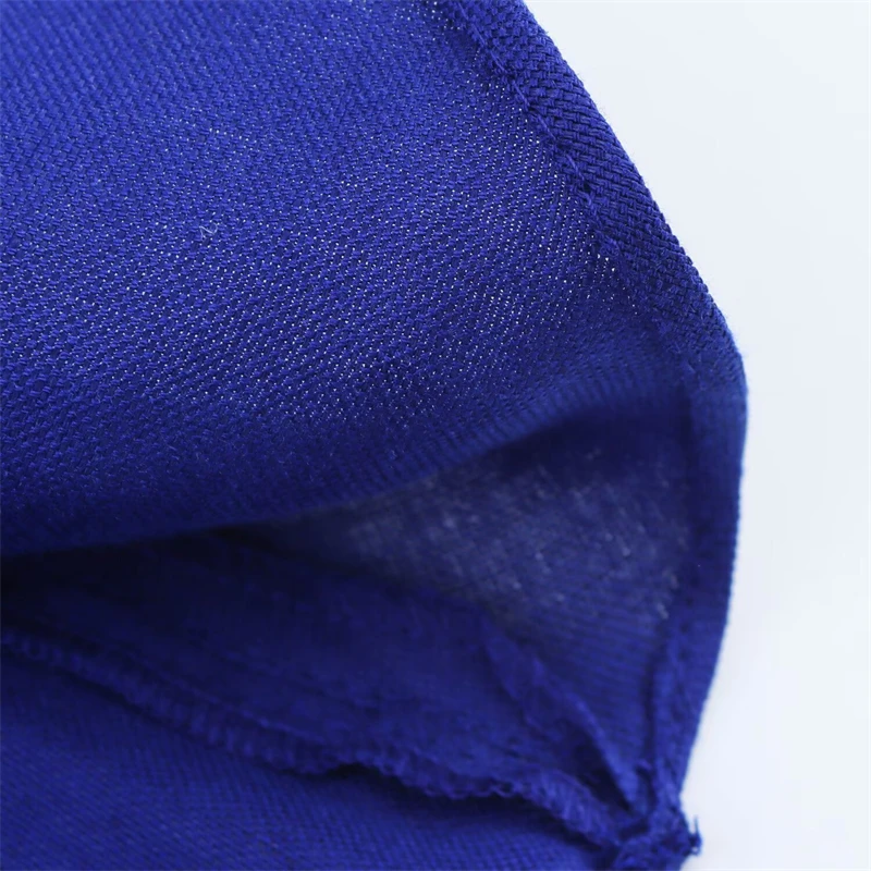 KEYANKETIAN 2025, Sommer Neue Damen Königsblau, ärmellos, MIDI-Kleid, Bürodame, einfacher Stil, Reißverschluss hinten, O-Ausschnitt, A-Linien-Kleider