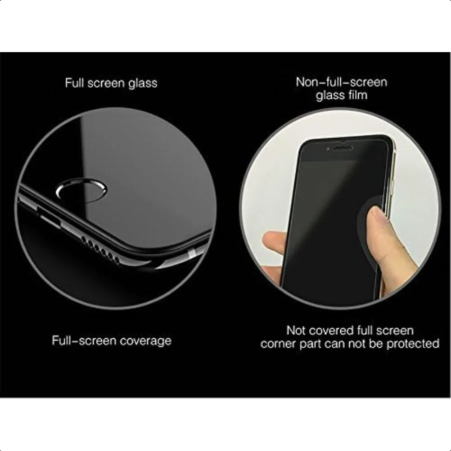 iPhone 8 7 Full Cover Screen Protector iFlash Full Coverage Tempered Glass Screen Film for Apple iPhone 8 7 4.7 EdgetoEdge Curv