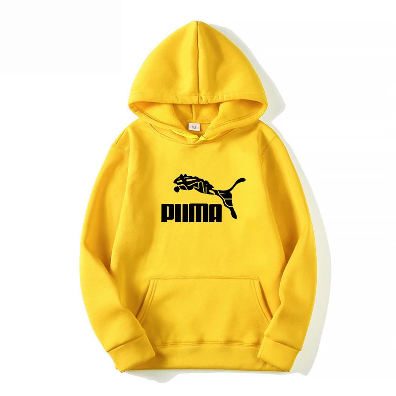 

2024 New fashion hoodie trend brand Funny print men's hoodie Sweatshirt Hip Hop street wear plus wool jumper