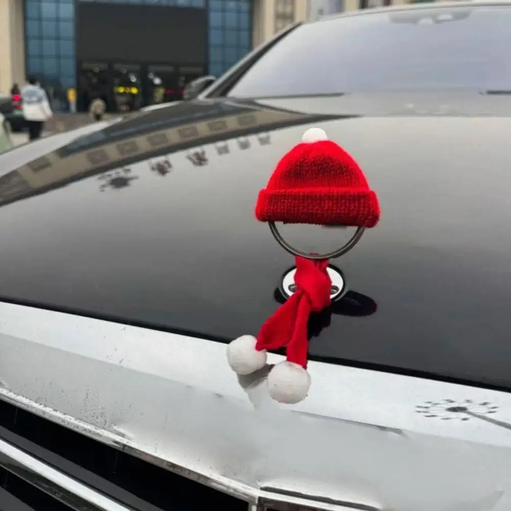 

Автомобильный капот с хромированным логотипом, красная рождественская шляпа, орнамент, аксессуары для Mercedes C E S Class W204 W212 W220 W210 W222