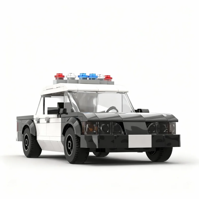 

309pcs MOC Forded Crown Victoria I Police Interceptor City Champions Model Building Blocks Christmas Gifts Construction Toys