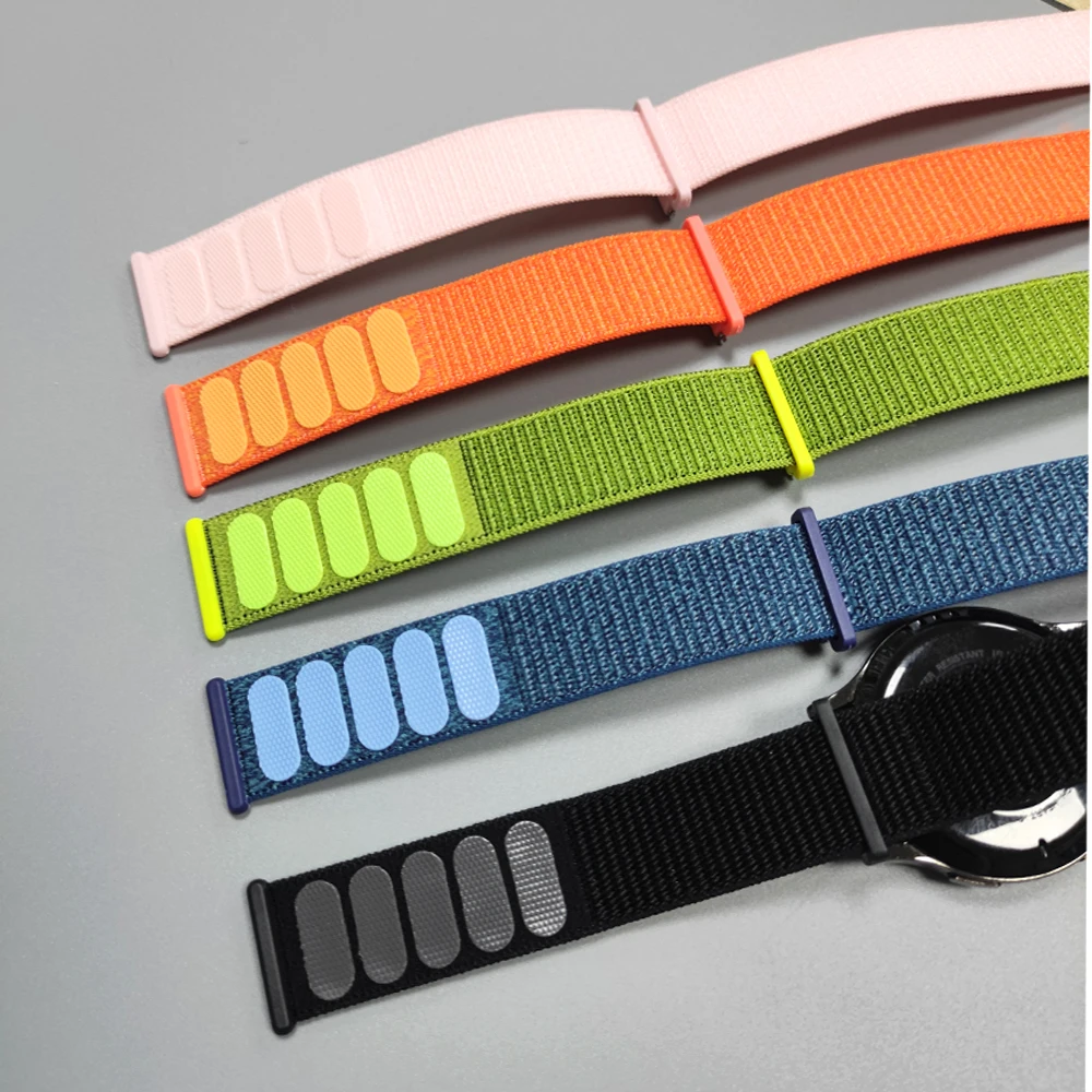 Nylon loop For TicWatch Pro 3 Ultra E3 E2 E S2 Pro X GTW 2021 Sports 20mm 22mm Watch band Bracelet Huawei watch Gt 5-4-3-2 strap