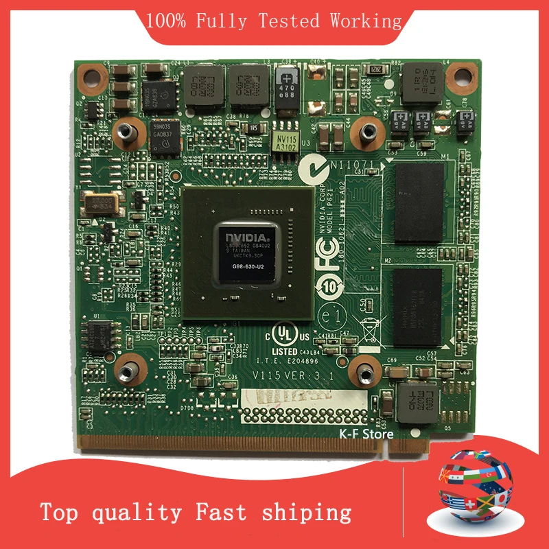 GeForce 9300M GS 9300MGS MXM II DDR2 256MB G98-630-U2 Graphics Video Card For Acer Aspire 4730 4930 5930 6930 4630 7730