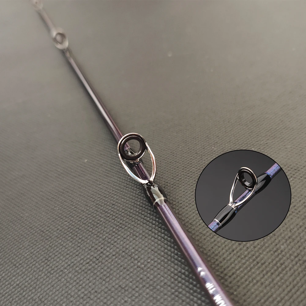 ROLLFISH Titan-Spitzen-Tintenfischrute 1,55m Kohlefaser Eging-Rute 7:3 Action Salzwasser-Jigging-Angelrute – Detail 2