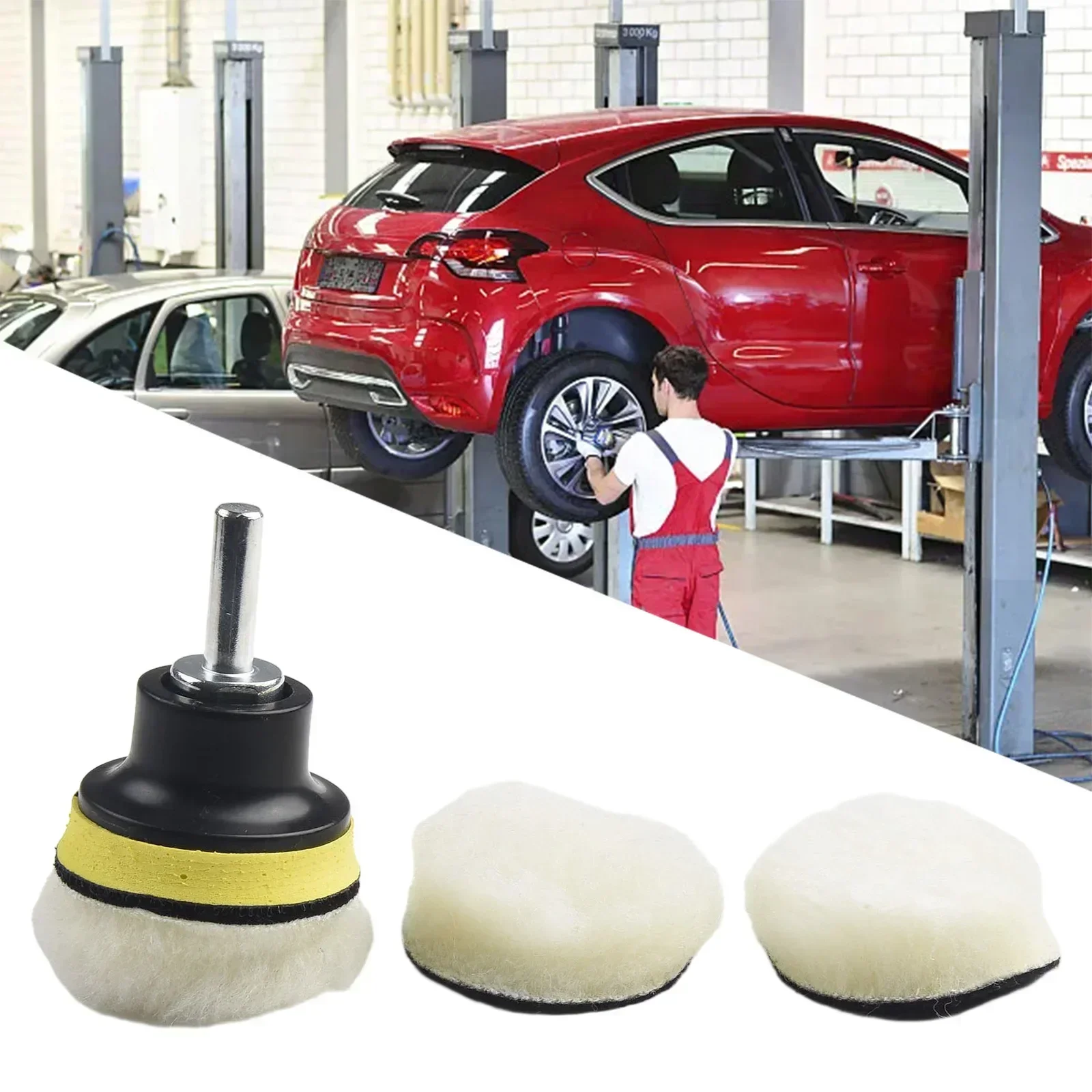 

5pcs/set cleaning Polishings Pads 2 Inch Buffing Polishing Pads for polishing cars glass furniture ceramic Drill Wool Mop Kits