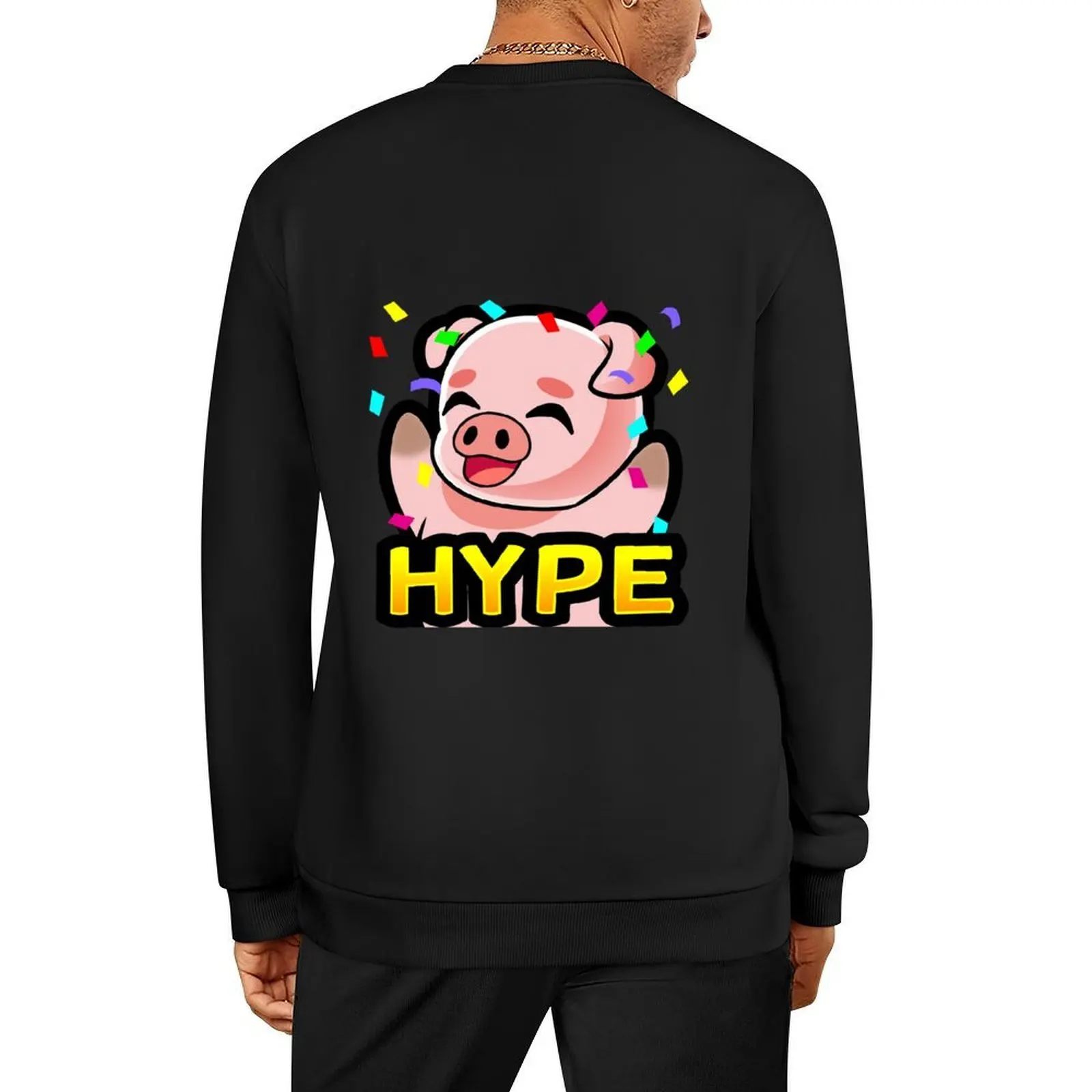 

Hype pig! Pullover korean style clothes aesthetic clothing men's clothes autumn clothes men sweatshirt