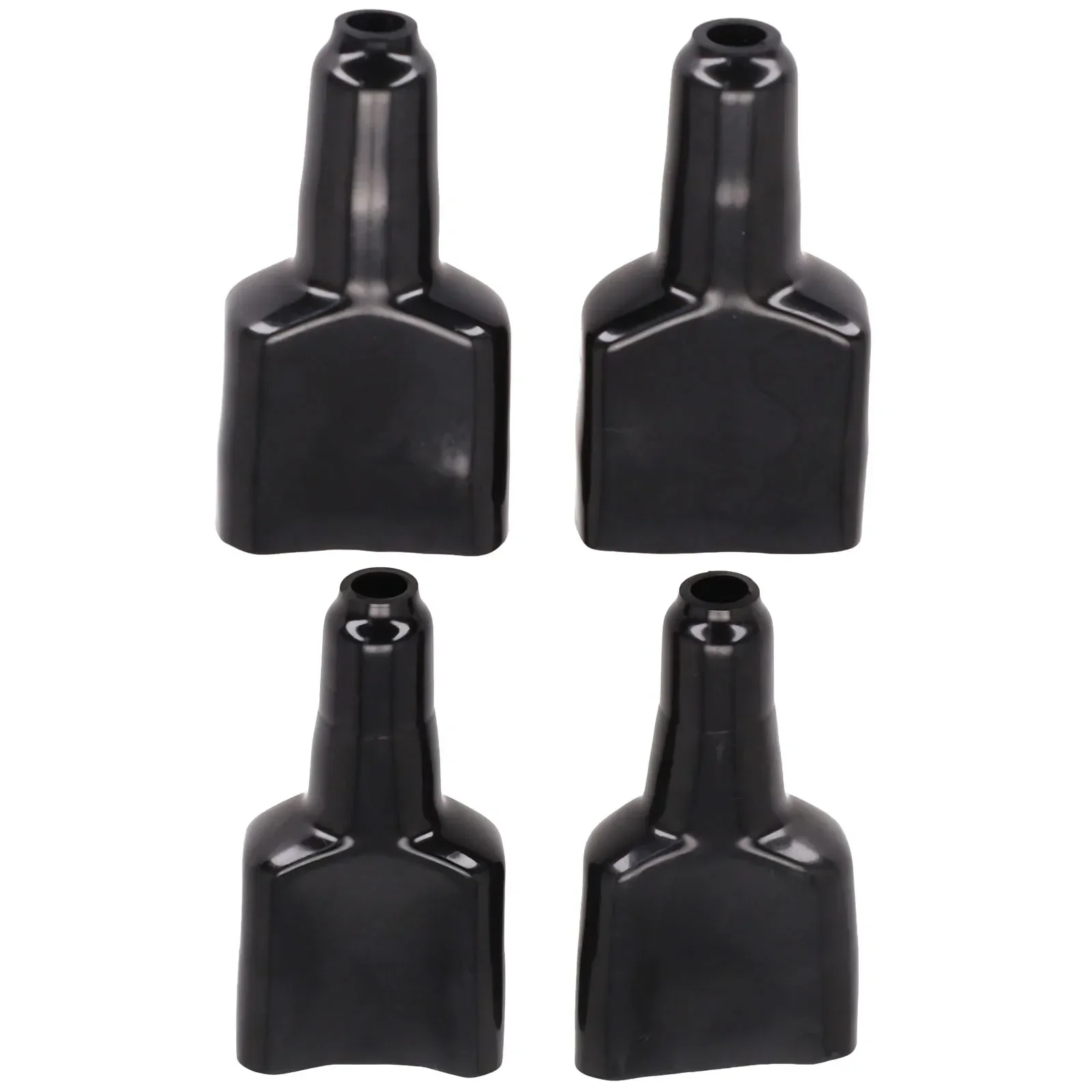 4Pcs/set Plug Cover Waterproof 50A For Anderson Plug Connector Dustproof Cable Jacket Black For Caravan Solar Panel Hand Tool