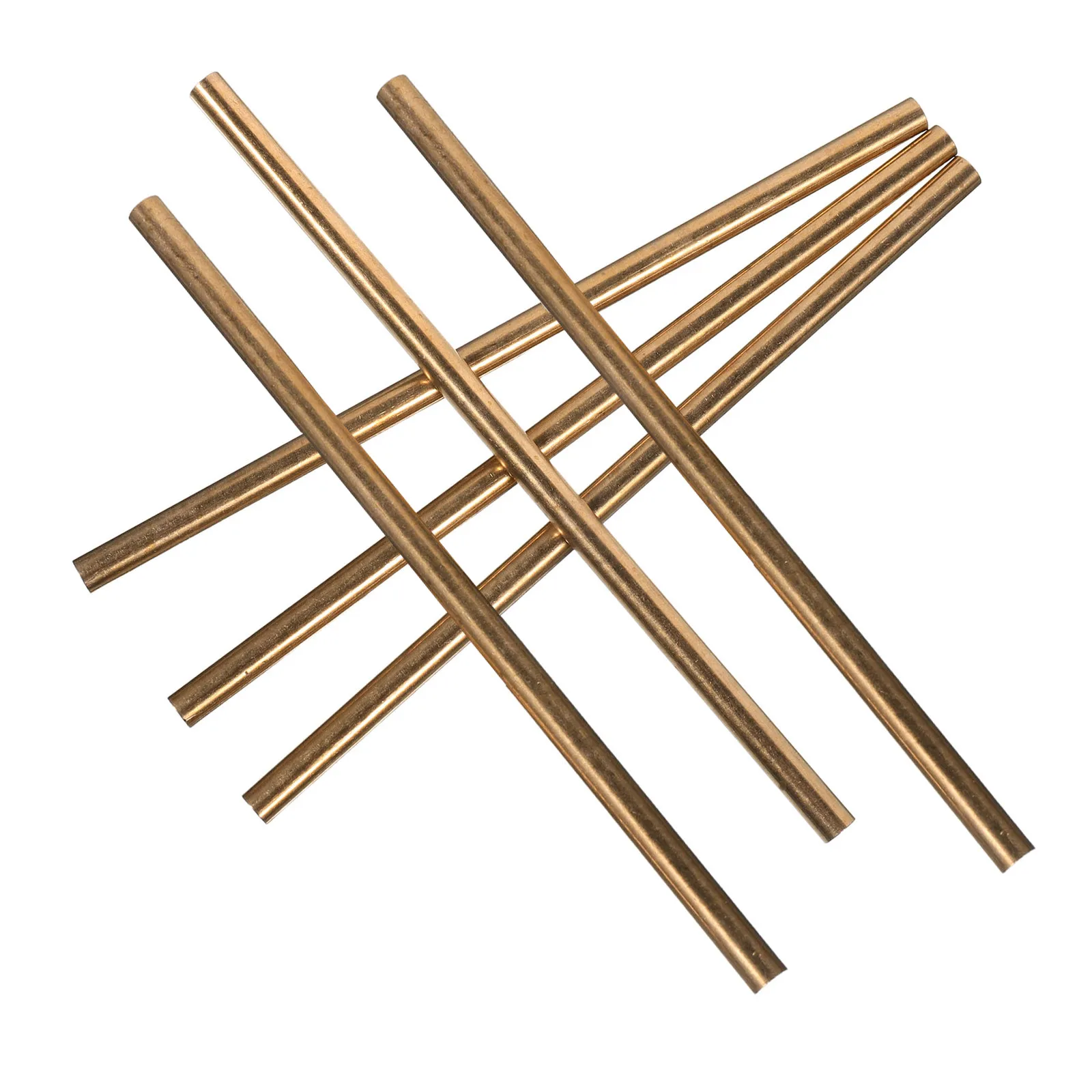 6Pcs Brass Dowels Knife Handle Pins Rivets Solid Brass Rods Knife Making Replacement Parts Handle Repair Supplies