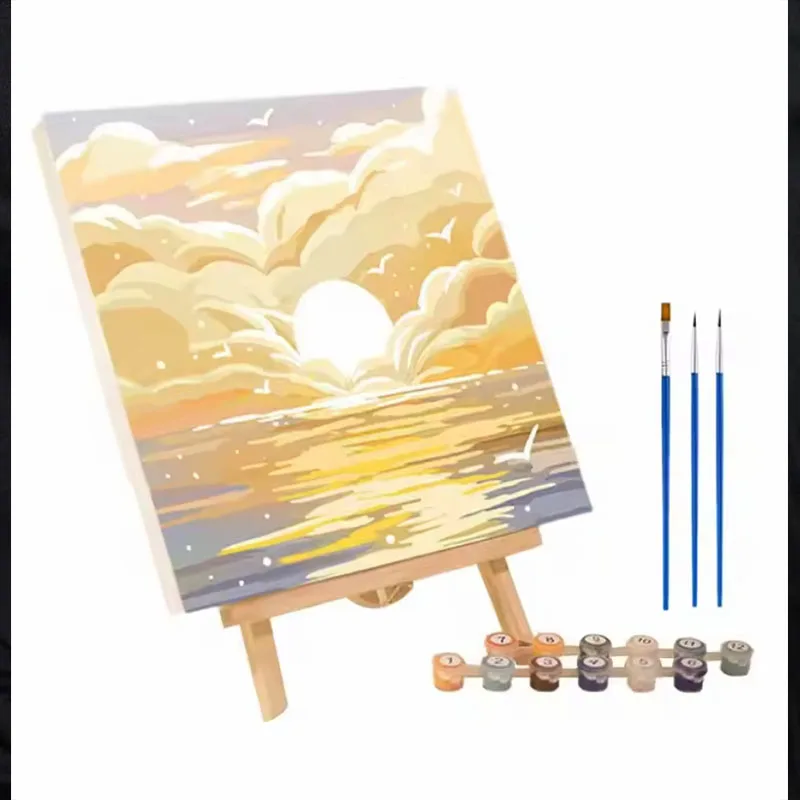 DIY Digital Oil Painting For Rabbit max rabies Caiman v5 v4 hadaly 528 Hand Painted Oil Painting Coloring Modern Wall Home Decor