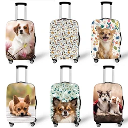 Cute Oil Pet Dog Paint Washable Suitcase Cover French Bulldog Travel Suitcase Protector Fits 18 ~32 Inch Zipper Suitcase cover