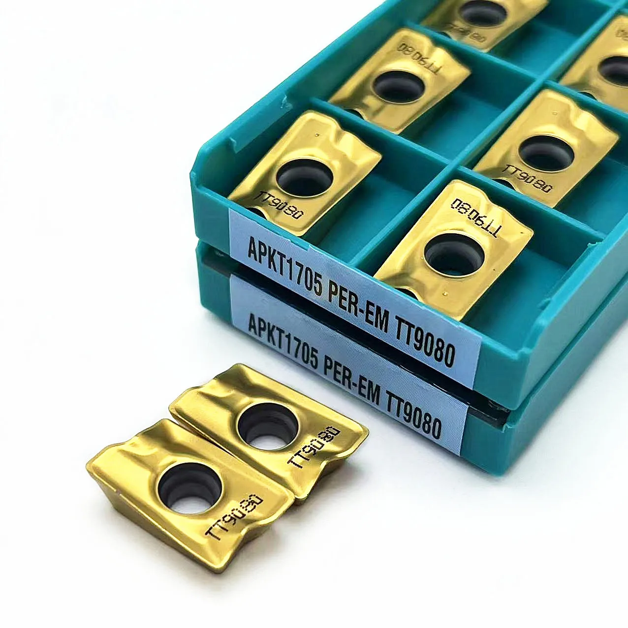 10 قطعة عالية الجودة كربيد إدراج bic t1705 لكل أداة PER-EM inter t1705 TT9080 ل قابلة للفهرسة طحن القاطع bic t1705 PER-EM TT9030