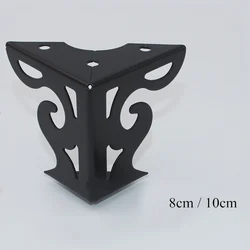 4pcs 8cm Metal Furniture Feet Openwork Pattern Hollow Table TV Cabinet Feet Furniture Support Sofa Legs Hardware