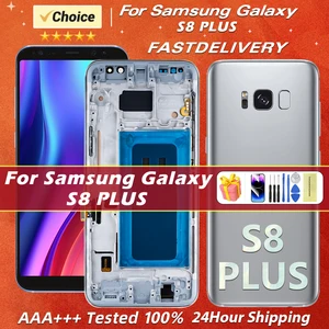 TFT LCD LCD -Anzeige -Touch Panel mit Frame, 100% getesteter Rahmenbildschirm, angepasst für Samsung Galaxy S8 Plus, S8 +, G955, G955F, G955FD, G955F 12 Hauptverkaufsbildschirm S8 G955FD - №2
