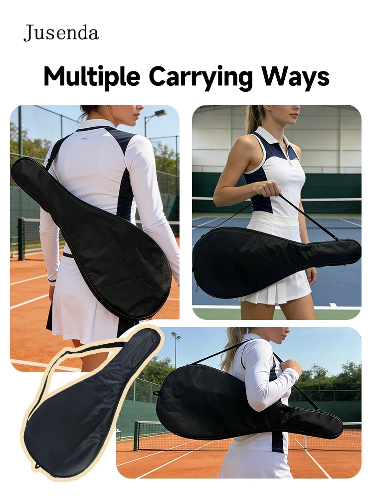 27inch Waterproof Adult Tennis Racket Cover Teenager 26inch 1 Pack Tennis Bag Unisex Tennis Shoulder Bags 75x32cm - view 2