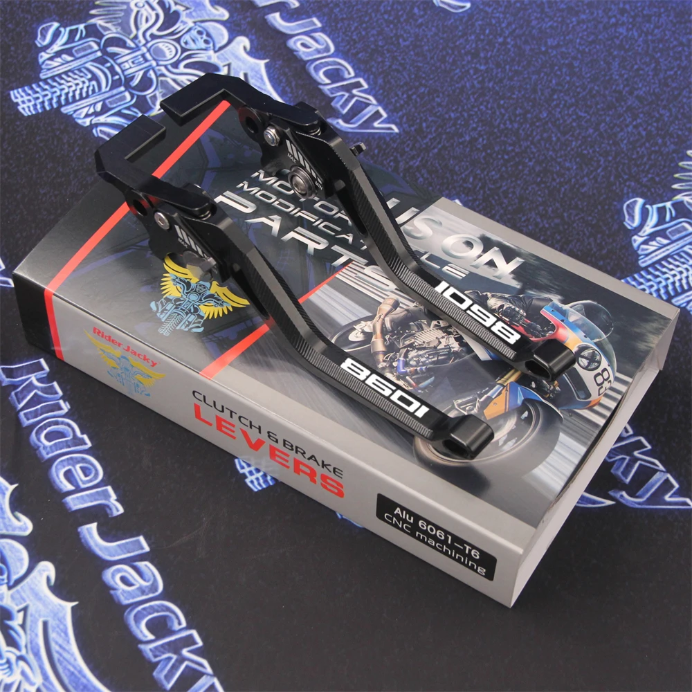 

Для Ducati 1098/S/трехцветный 2007-2008 регулируемые трехмерные ромбовидные полые Длинные рычаги тормозной муфты мотоцикла