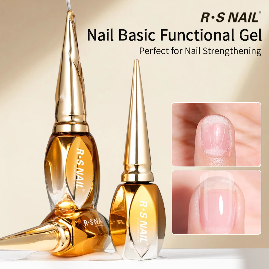 RSNAIL 12g Russian Matte Top Coat Base Gel Polish Crystal Top Manicure Soak Off primer for Nails UV LED Nail Art Transparent Gel