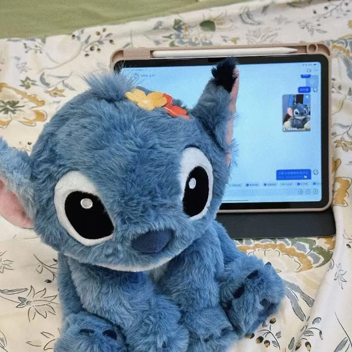 Disney Lilo & Stitch Stitch Plush Toy Cute Soft Stuffed Animal Anime Cartoon Doll Cuddly Plushie Gift for Kids Girls Home Decor