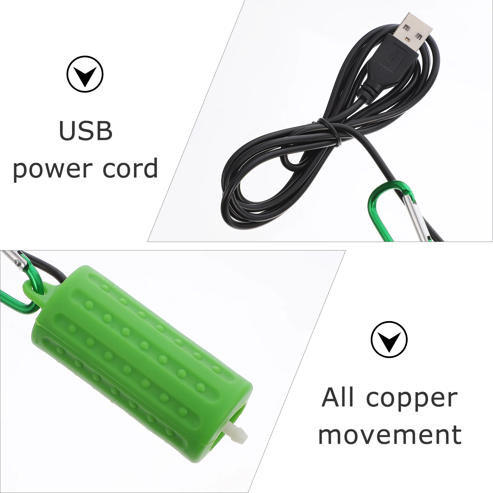 

Portable Oxygen Pump Small Aquarium Tank Fishing Aerator Air Mini Filter Travel