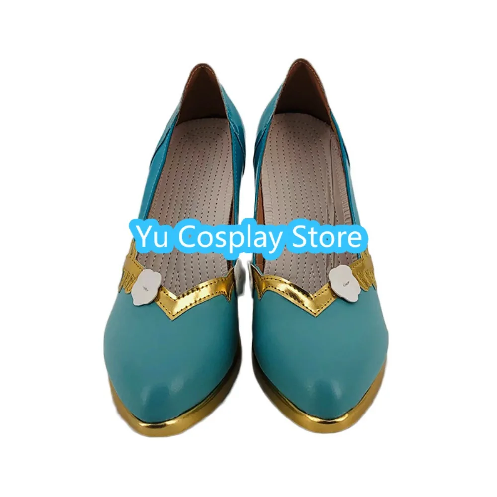 girl-frontline-g3-role-playing-shoes-green-high-heels-women's-party-carnival-prop-customization