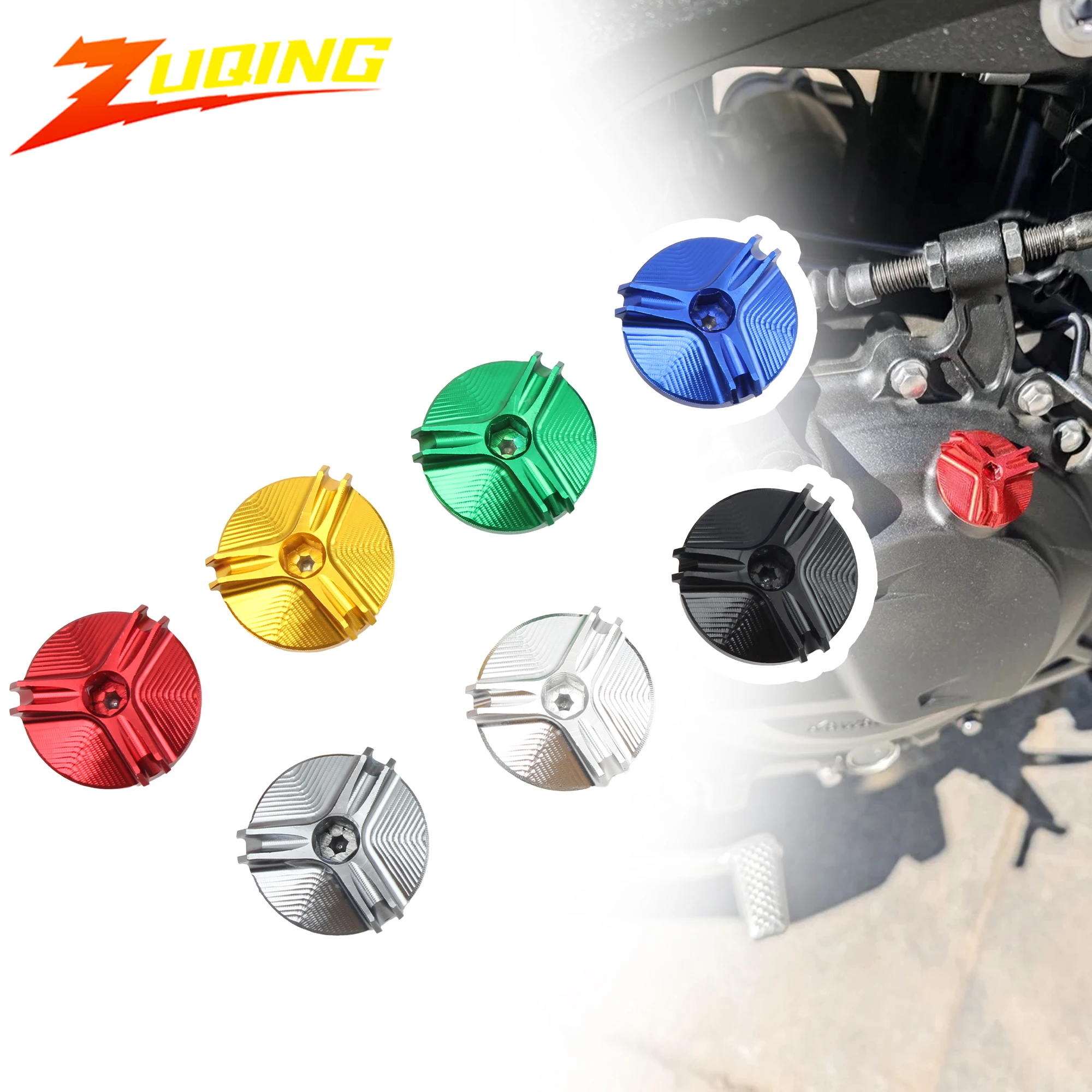 

Universal Motocross Oil Filler Cap Bolt Oil Plug Cap Cover Protection Motorcycle Parts For Yamaha tmax 500 530 SX DX