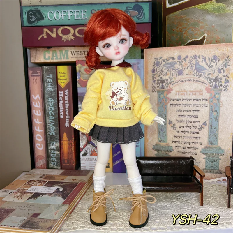 1/6 BJD Doll Outfit 30cm Abito casual Cambia vestiti Abito Lolita per bambole BJD Accessori moda