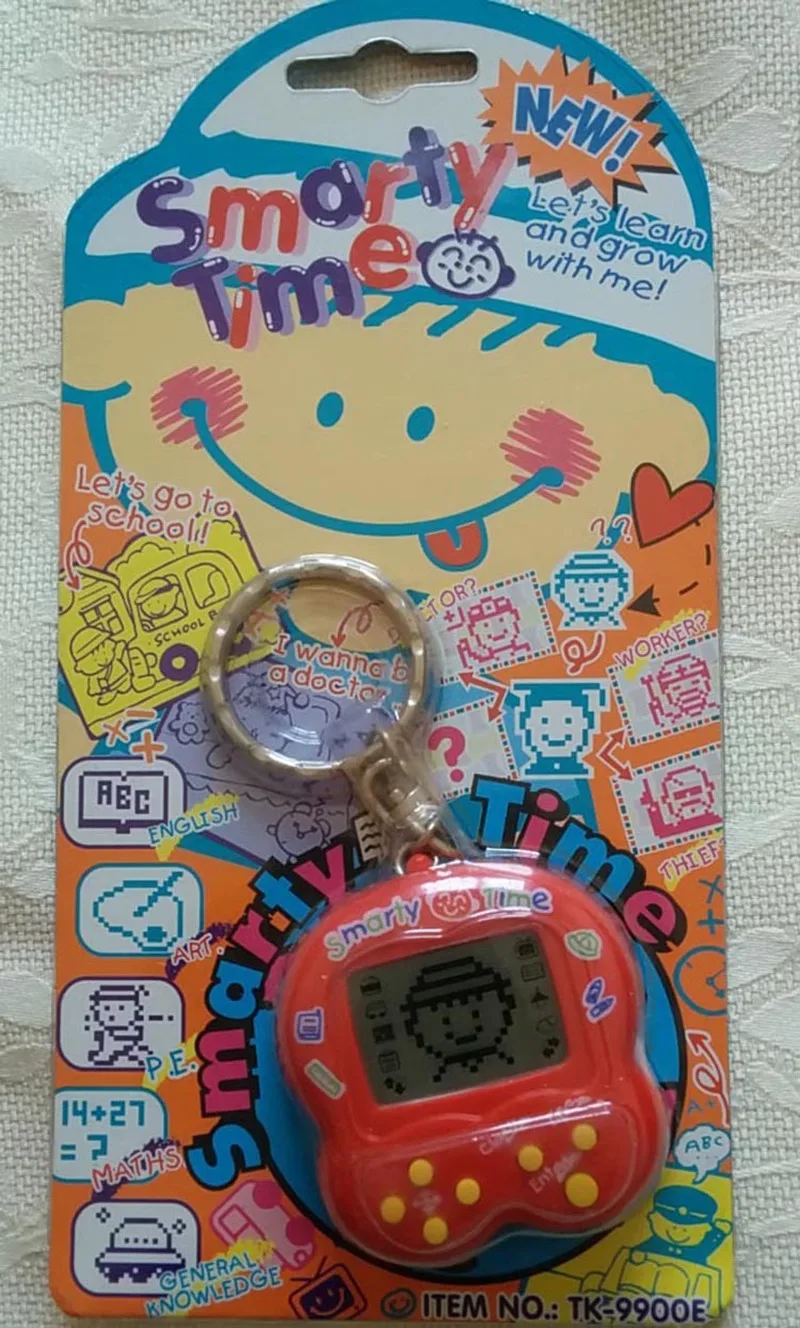 Original Tamagotchi Smarty Time Eletrônico Pet Machine Dinkie Penguin Retro Game Console Do Vintage Brinquedos Divertidos para As Crianças Presente