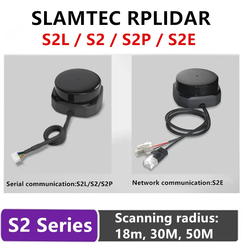 SLAMTEC S2 all series laser radar Scanning radius 18m, 30M, 50M 2D lidar sensor RPLIDAR S2L S2 S2E S2P