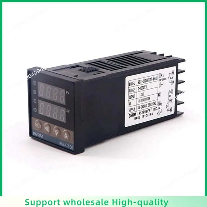 ABSF REX-C100 温度コントローラー デジタル サーモスタット キット 出力最大 40A リレー K 熱電対プローブ