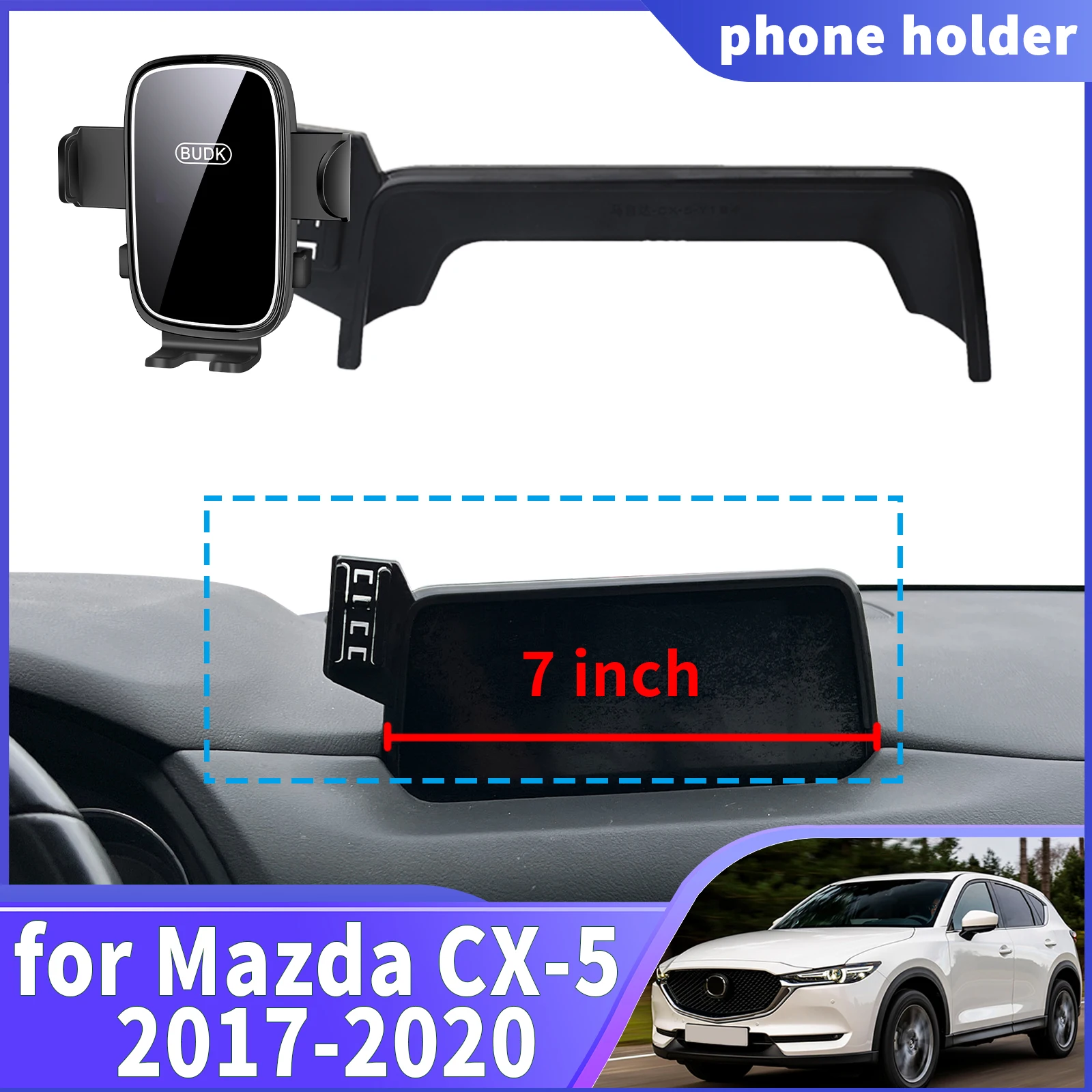 

fit for Mazda CX-5 2017 2018 2019 2020 CX5 KF Navigation Phone Holder Mount Customized Car accessoires