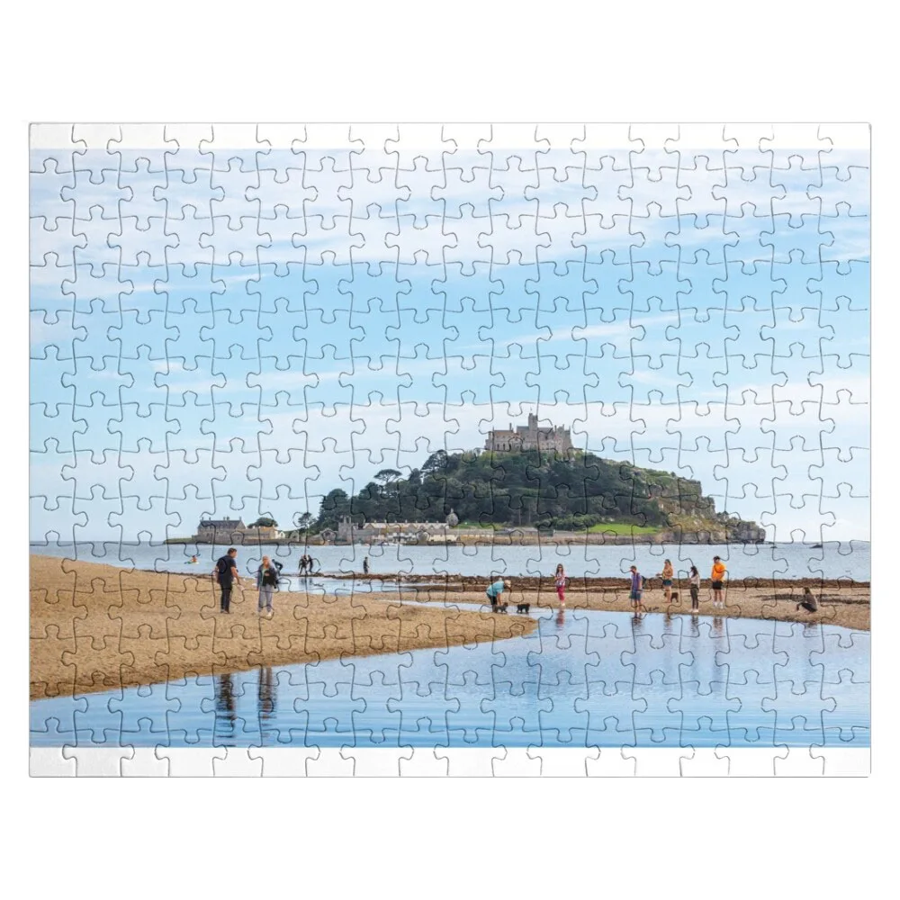 

St Michael's Mount, Marazion, Cornwall Jigsaw Puzzle Wood Puzzles For Adults Custom Gifts