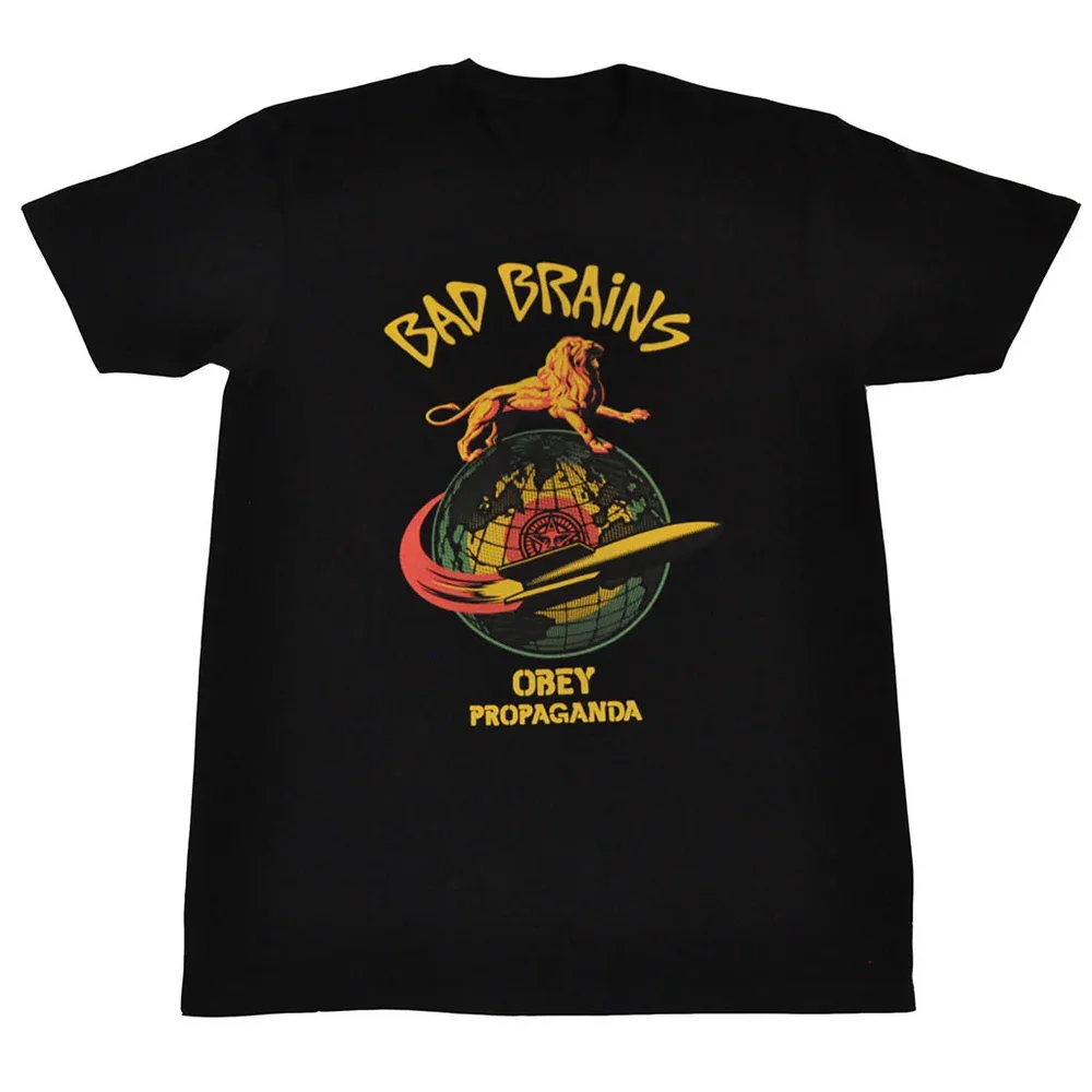 

Vtg Bad Brains Band For Fans Cotton Full Size Men Women Black Tee Shirt