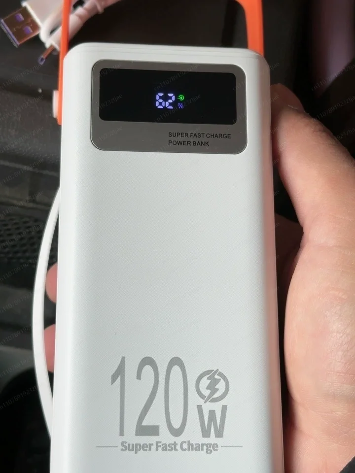 

1 шт. портативное зарядное устройство с быстрой зарядкой, большой емкостью 160000 мАч, для использования на улице, в школе, общежитии.