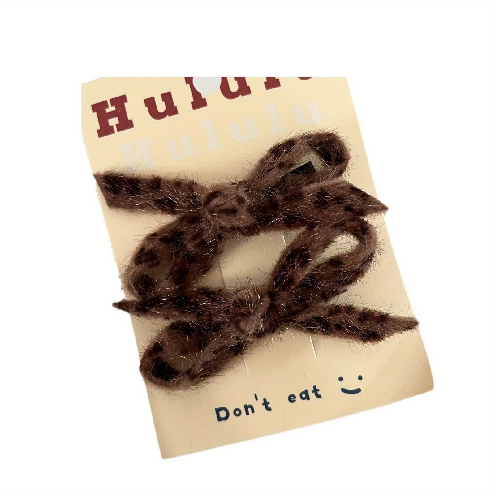 Conjunto de pelo de leopardo de lujo: pinzas con lazo de satén y coleteros elásticos, joyería para el cabello con estampado de guepardo para oficina y fecha nocturna