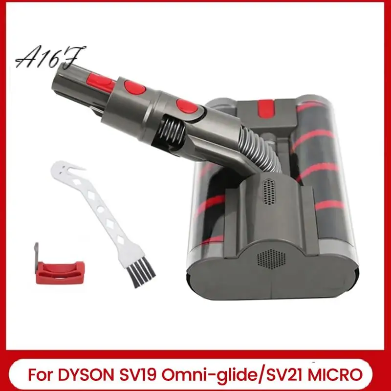 

A16F-For Dyson Omni-Glide SV19 / SV21 Vacuum Attachment Replacement Soft Roller Cleaner Head Double Roller Brush