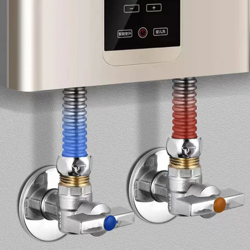 Запорные клапаны для воды с ручкой, регулирующие клапаны для подачи горячей/холодной воды, дропшиппинг