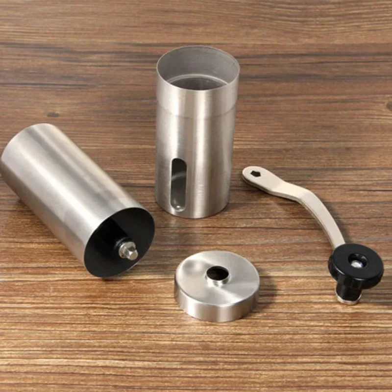 2027 for-Manual Coffee Grinder W/ Ceramic Bean Mill Burr Hand Turkish Coffee French Press