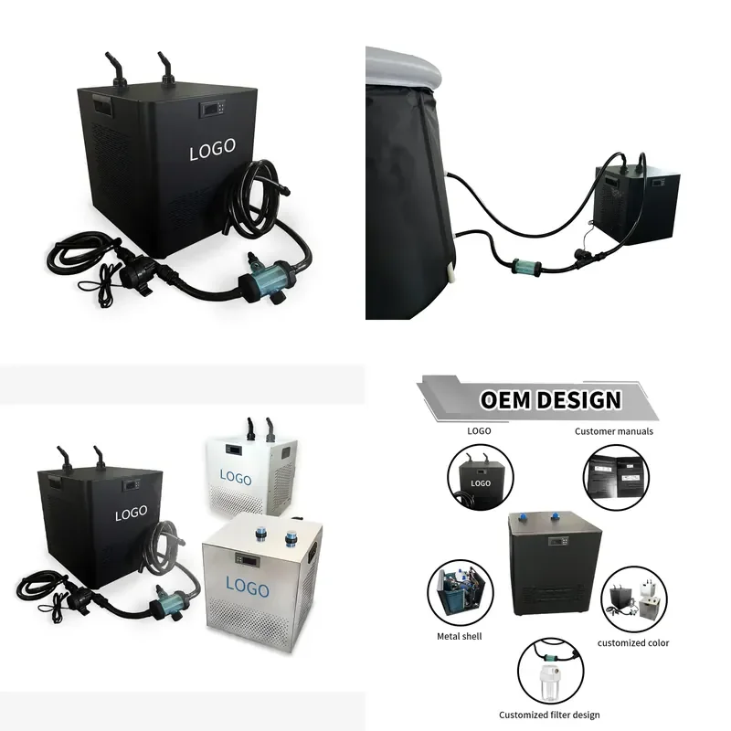1/2 HP Water Cooler for Ice and Cold Baths Including All Hoses and Pumps