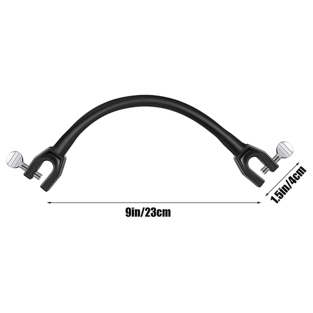 2 Pcs Ski Tip Connector Snowboard Connector Snowboard Clip,Black