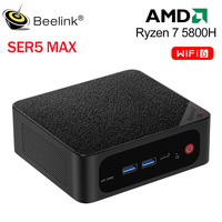 Beelink SER5 Mini PC AMD Ryzen 5 5700U 16GB NVME SSD 500GB 4K Dual HD 1000M Wifi6 SER5 Max 5800H 5560U Gamer Computer